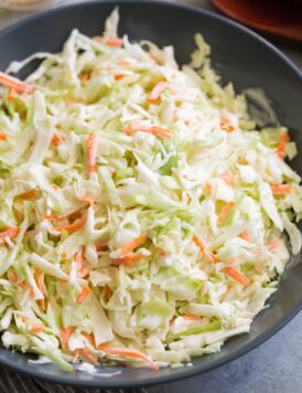 Easy Coleslaw Recipe Homemade Dressing 4 Ingredients