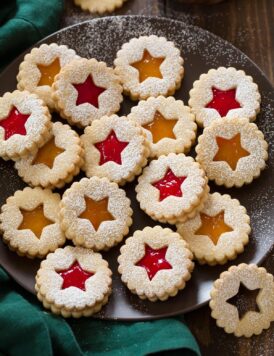 Linzer cookies