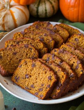 Pumpkin Chocolate Chip Bread