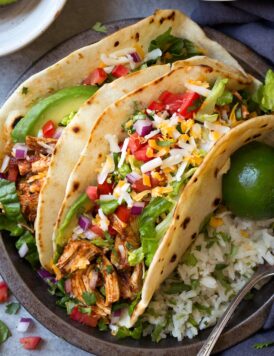 Salsa Chicken Tacos