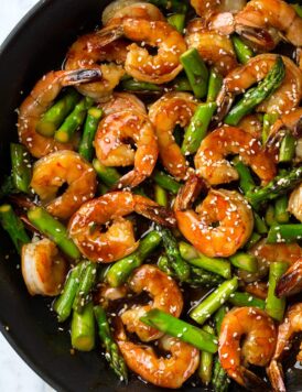 Teriyaki Shrimp and Asparagus